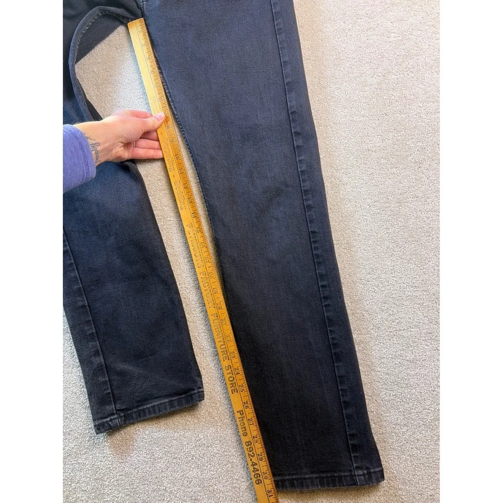 Levi's 506 Jeans Men 31x32 (Fits 31x31) Black Denim Straight Leg Casual Workwear